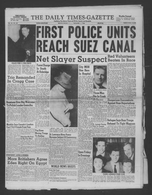 Daily Times-Gazette (Oshawa Edition), 15 Nov 1956