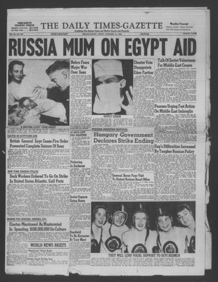 Daily Times-Gazette (Oshawa Edition), 16 Nov 1956