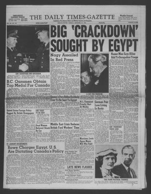 Daily Times-Gazette (Oshawa Edition), 27 Nov 1956