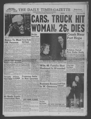 Daily Times-Gazette (Oshawa Edition), 22 Dec 1956