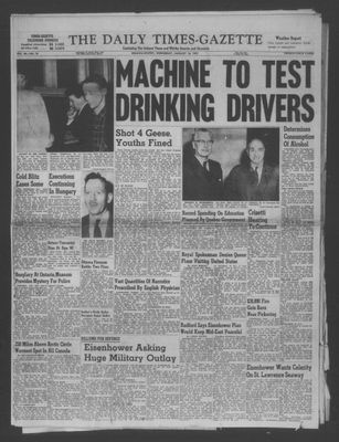 Daily Times-Gazette (Oshawa Edition), 16 Jan 1957