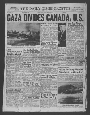 Daily Times-Gazette (Oshawa Edition), 1 Feb 1957