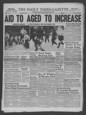 Daily Times-Gazette (Oshawa Edition), 14 Feb 1957