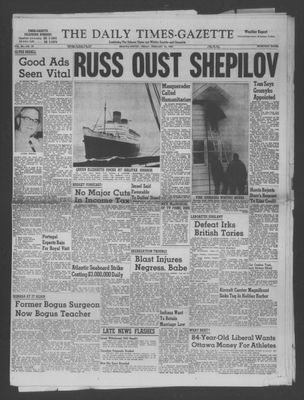 Daily Times-Gazette (Oshawa Edition), 15 Feb 1957