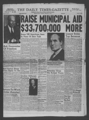 Daily Times-Gazette (Oshawa Edition), 21 Feb 1957