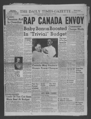 Daily Times-Gazette (Oshawa Edition), 15 Mar 1957