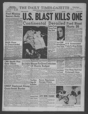 Daily Times-Gazette (Oshawa Edition), 19 Mar 1957