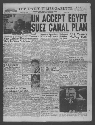 Daily Times-Gazette (Oshawa Edition), 26 Apr 1957