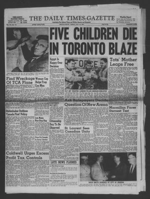 Daily Times-Gazette (Oshawa Edition), 14 May 1957