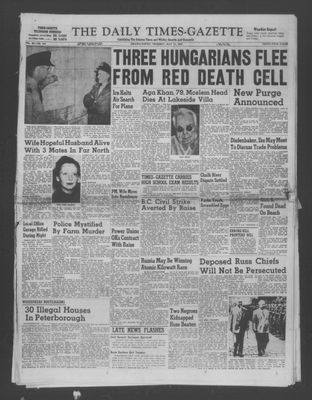 Daily Times-Gazette (Oshawa Edition), 11 Jul 1957