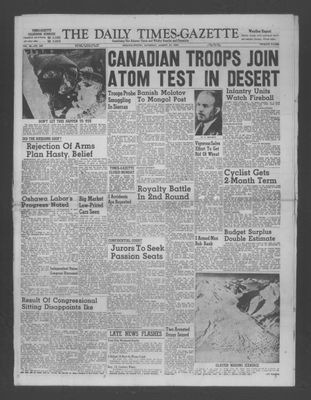 Daily Times-Gazette (Oshawa Edition), 31 Aug 1957