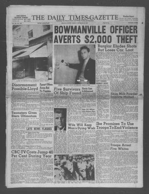 Daily Times-Gazette (Oshawa Edition), 24 Sep 1957