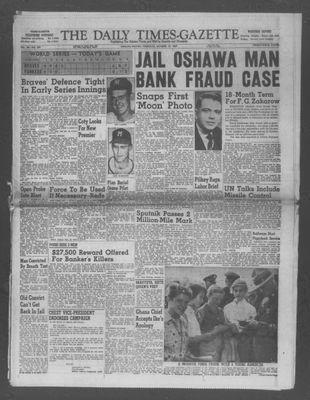 Daily Times-Gazette (Oshawa Edition), 10 Oct 1957