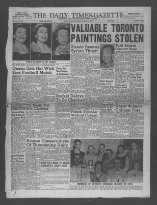 Daily Times-Gazette (Oshawa Edition), 19 Oct 1957