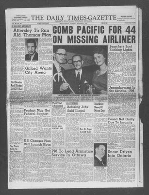 Daily Times-Gazette (Oshawa Edition), 9 Nov 1957