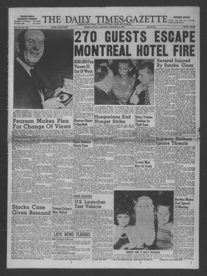 Daily Times-Gazette (Oshawa Edition), 11 Dec 1957