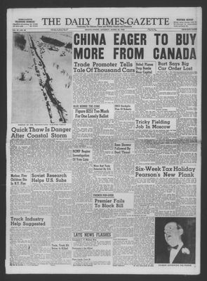 Daily Times-Gazette (Oshawa Edition), 22 Mar 1958