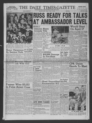 Daily Times-Gazette (Oshawa Edition), 11 Apr 1958