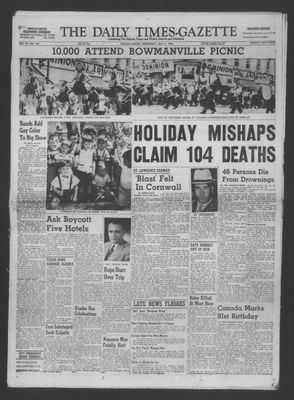 Daily Times-Gazette (Oshawa Edition), 2 Jul 1958