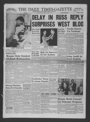 Daily Times-Gazette (Oshawa Edition), 5 Aug 1958