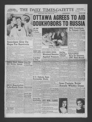 Daily Times-Gazette (Oshawa Edition), 15 Aug 1958