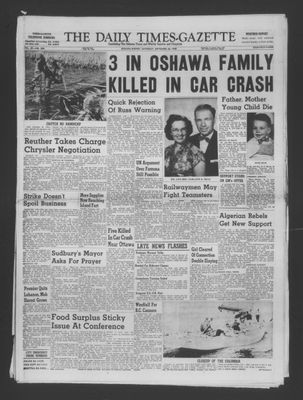 Daily Times-Gazette (Oshawa Edition), 20 Sep 1958