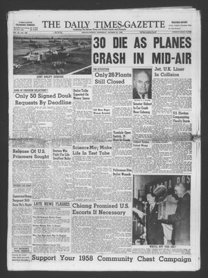 Daily Times-Gazette (Oshawa Edition), 22 Oct 1958