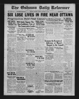 Oshawa Daily Reformer, 12 Jan 1926