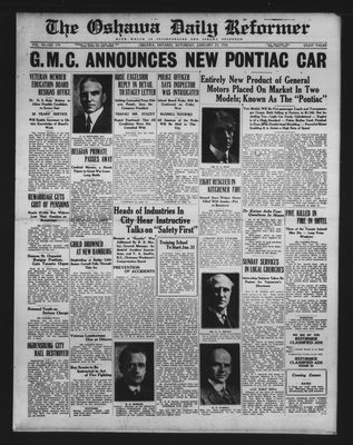 Oshawa Daily Reformer, 23 Jan 1926