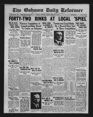 Oshawa Daily Reformer, 9 Feb 1926