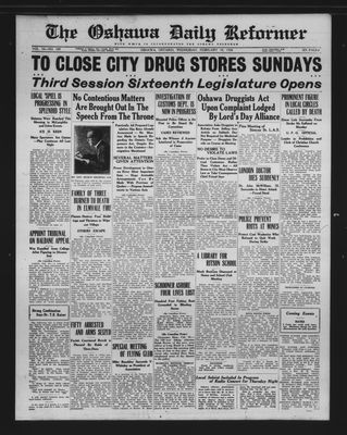 Oshawa Daily Reformer, 10 Feb 1926