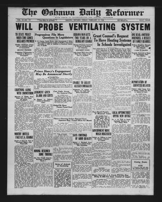 Oshawa Daily Reformer, 19 Feb 1926