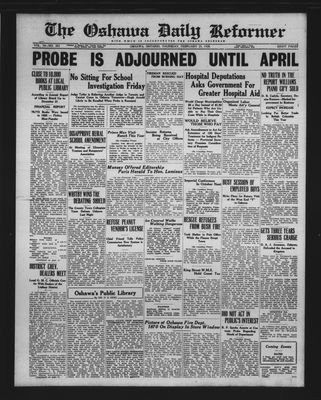 Oshawa Daily Reformer, 25 Feb 1926