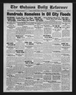 Oshawa Daily Reformer, 22 Mar 1926