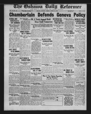 Oshawa Daily Reformer, 23 Mar 1926