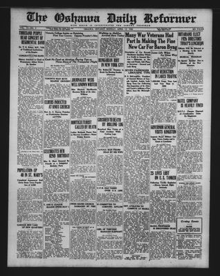 Oshawa Daily Reformer, 12 Apr 1926