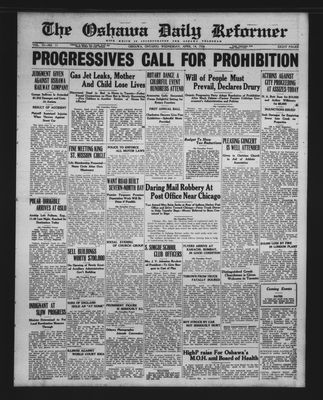 Oshawa Daily Reformer, 14 Apr 1926