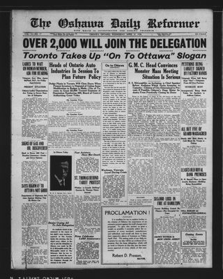 Oshawa Daily Reformer, 21 Apr 1926