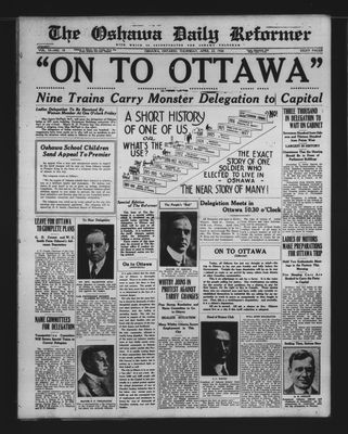 Oshawa Daily Reformer, 22 Apr 1926