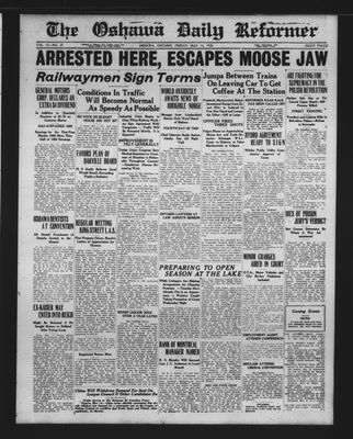 Oshawa Daily Reformer, 14 May 1926