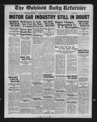 Oshawa Daily Reformer, 22 May 1926