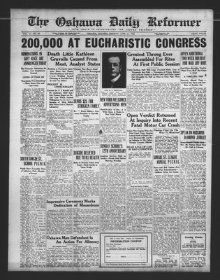 Oshawa Daily Reformer, 21 Jun 1926