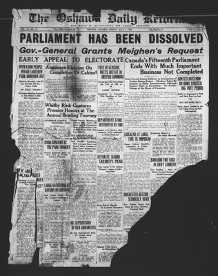 Oshawa Daily Reformer, 2 Jul 1926