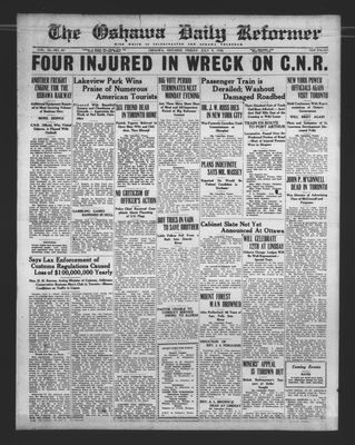 Oshawa Daily Reformer, 9 Jul 1926