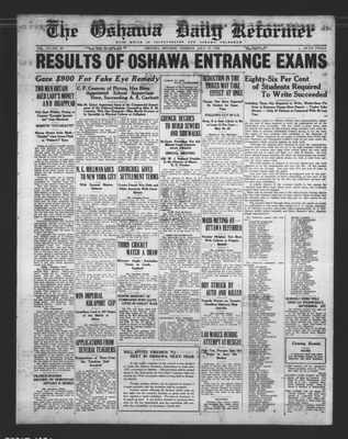 Oshawa Daily Reformer, 13 Jul 1926