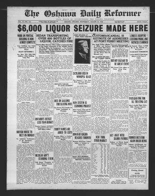 Oshawa Daily Reformer, 25 Aug 1926