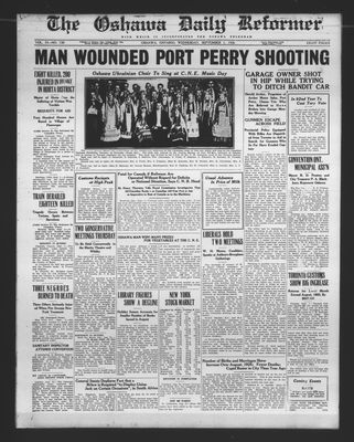 Oshawa Daily Reformer, 1 Sep 1926