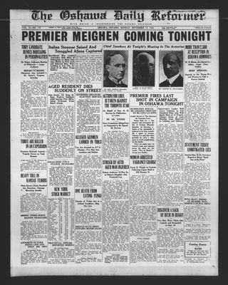 Oshawa Daily Reformer, 13 Sep 1926