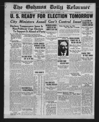 Oshawa Daily Reformer, 1 Nov 1926