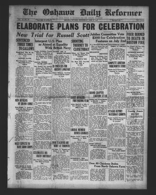 Oshawa Daily Reformer, 22 Jun 1927